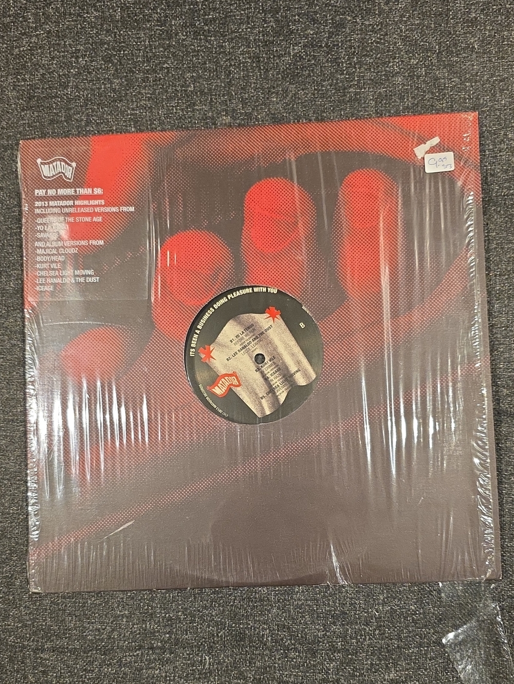 Matador Records 2013 Compilation Vinyl LP Rock